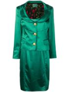 Dolce & Gabbana Vintage Blazer And Dress Set - Green
