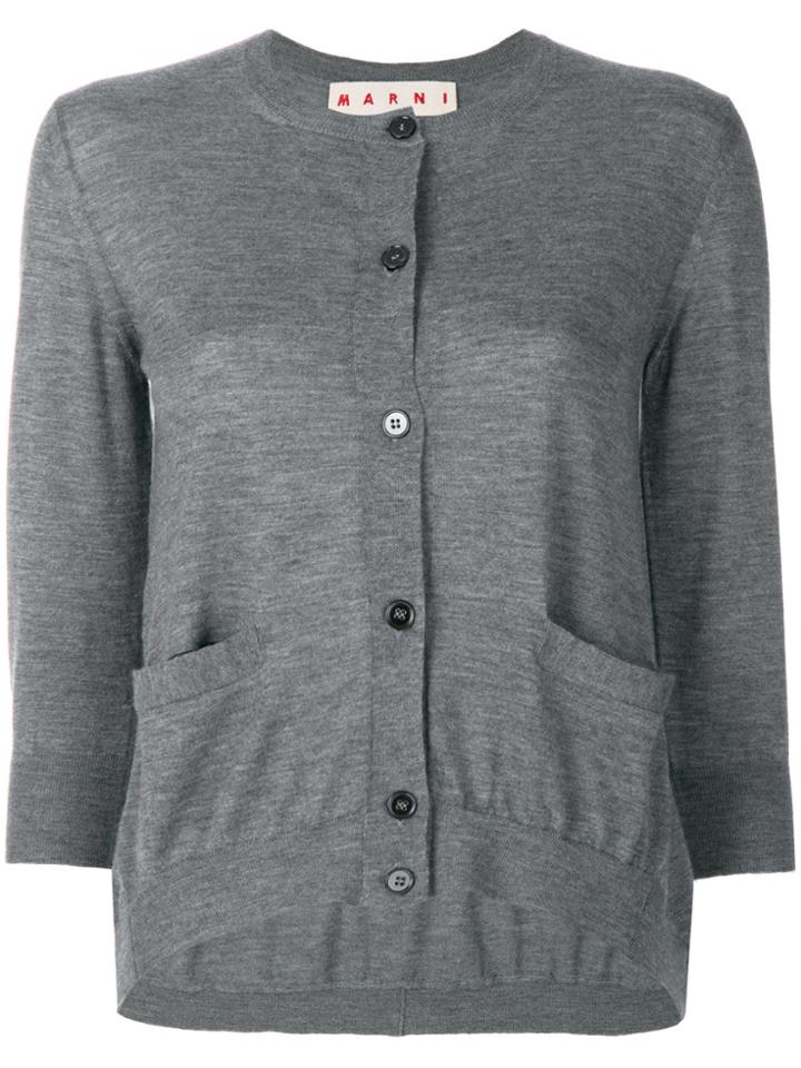 Marni Loose Fit Cardigan - Grey
