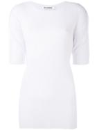 Jil Sander Pleated T-shirt - White