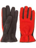 Dell'oglio Paneled Gloves - Red