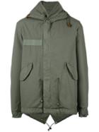 Mr & Mrs Italy Hooded Military Coat, Men's, Size: Medium, Green, Cotton