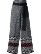 Circus Hotel 'kim' Culottes, Women's, Black, Cotton/merino