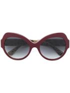 Dolce & Gabbana Eyewear Round Oversized Sunglasses - Red