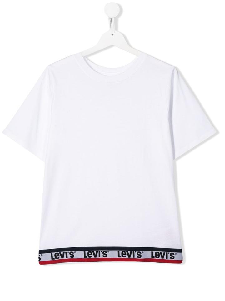 Levi's Kids Logo Hem T-shirt - White