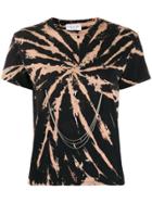 Collina Strada Spiral Bleach Tie Dye T-shirt - Black