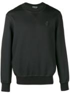 Alexander Mcqueen Skull Patch Sweater - Black