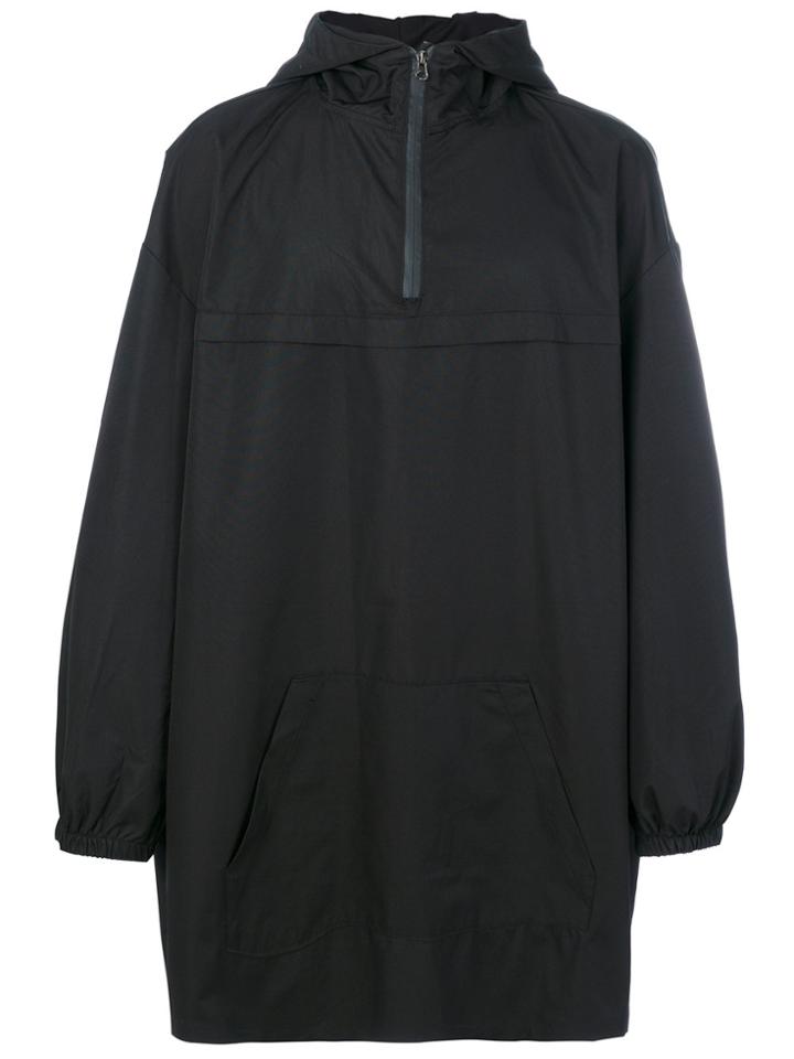 Yuiki Shimoji Hooded Oversized Parka - Black