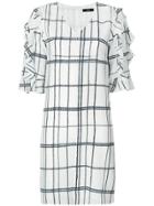 Steffen Schraut Checked Dress - White