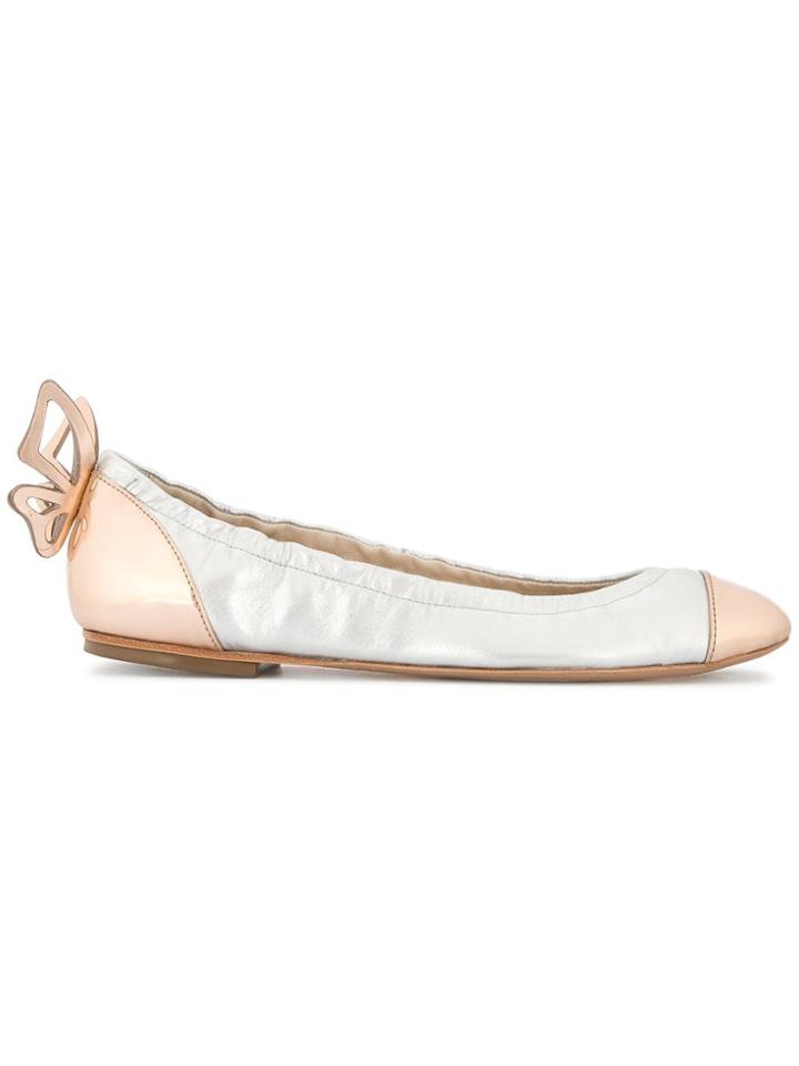 Sophia Webster Butterfly Ballerinas - Metallic