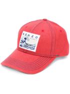 Kenzo Memento Wave Patch Cap - Red