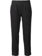 Masscob Cropped Trousers, Women's, Size: Medium, Grey, Spandex/elastane/virgin Wool