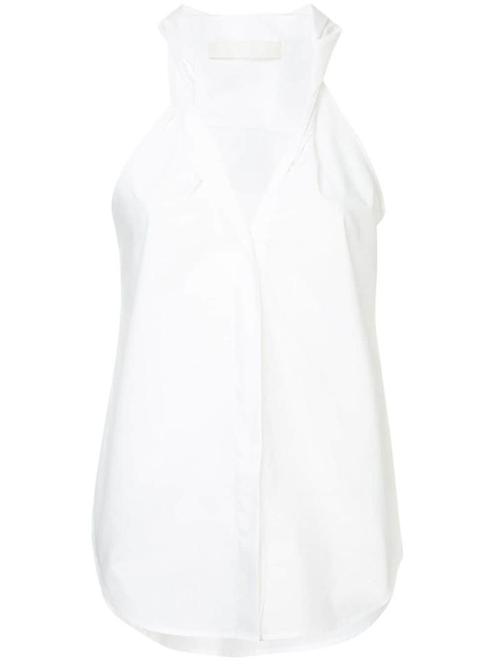 Dion Lee Twist Shoulder Shirt - White