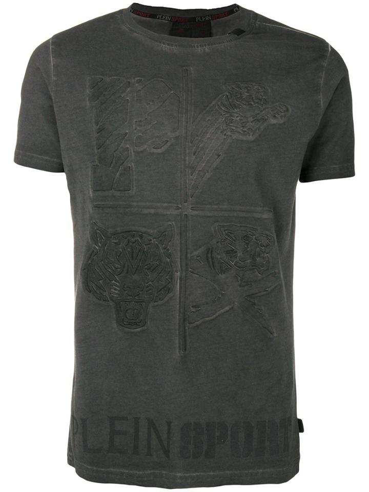Plein Sport Embossed T-shirt - Grey