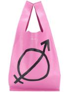 Balenciaga Supermarket Shop M Tote - Pink