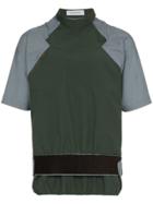 Kiko Kostadinov Contrast Sleeve Velcro Waist T-shirt - Green