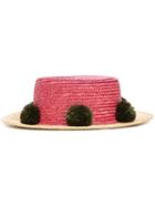 Eshvi Eshvi For 711 'jupiter' Hat, Women's, Size: Large, Pink/purple, Straw