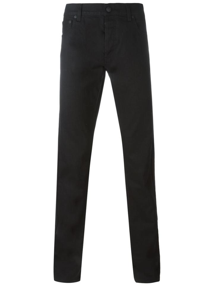 Alexander Mcqueen Straight Leg Jeans - Black