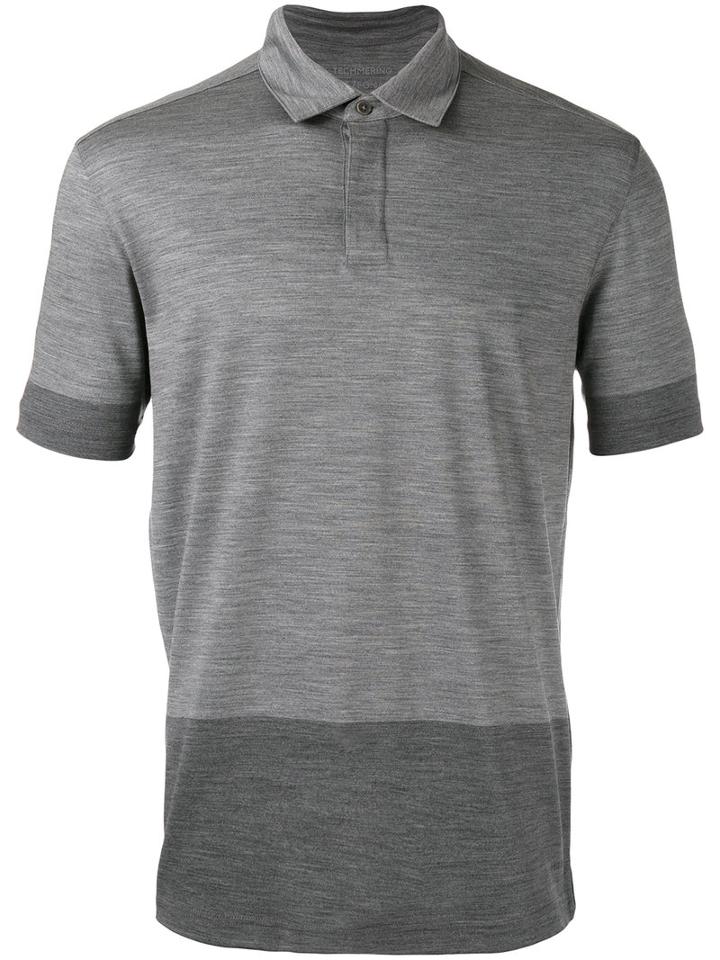 Z Zegna Short-sleeved T-shirt, Men's, Size: Xl, Grey, Wool