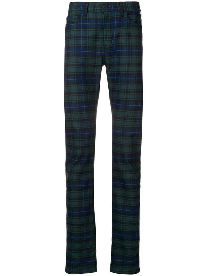 Ps Paul Smith Check Jeans - Blue
