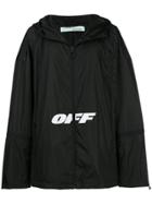 Off-white Printed Shell Jacket - Black