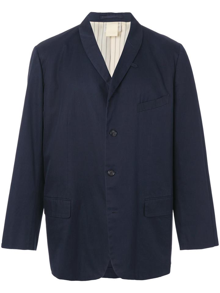 Comme Des Garçons Vintage Loose Fit Blazer - Blue