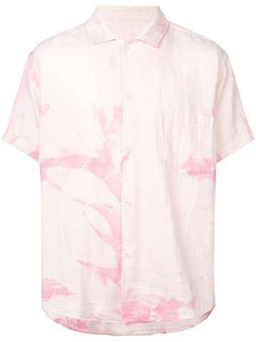 The Elder Statesman Cyclone Dyed Shirt - White
