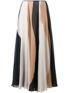 Junya Watanabe Comme Des Garçons Midi Pleated Skirt - Black