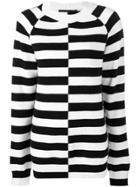 Haider Ackermann Oversized Striped Sweater - Black