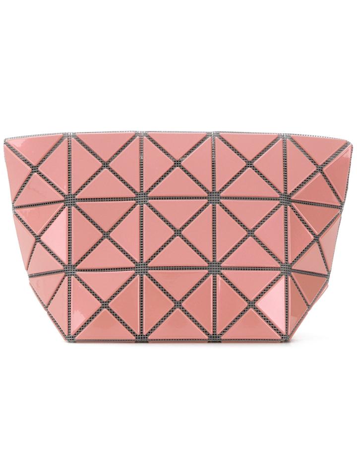 Bao Bao Issey Miyake Geometric Clutch Bag - Pink & Purple