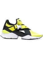 Puma Muse Cut-out Sneakers - Yellow & Orange