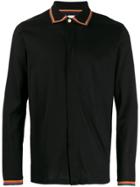 Paul Smith Rainbow Striped Trim Shirt - Black