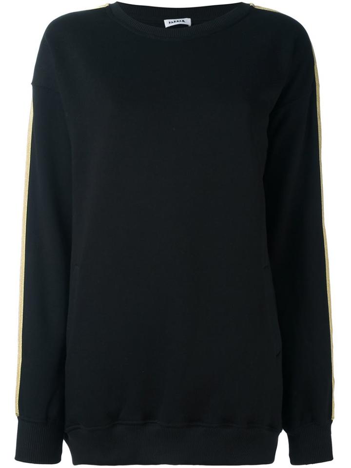 P.a.r.o.s.h. Contrast Strap Detail Sweatshirt