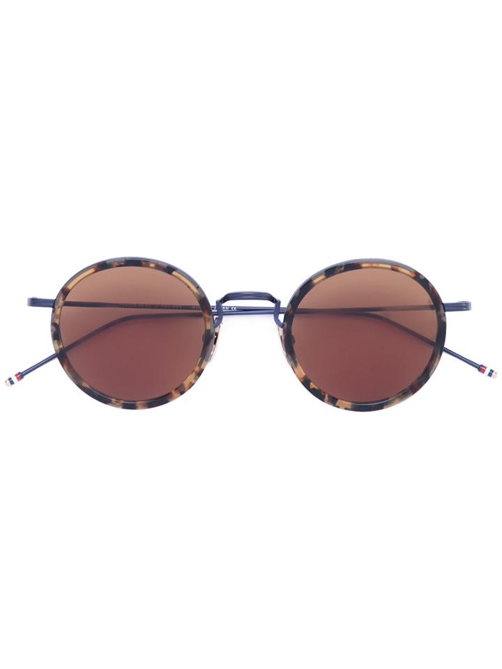 Thom Browne - Tbs906 Sunglasses - Unisex - Acetate - 46, Black, Acetate