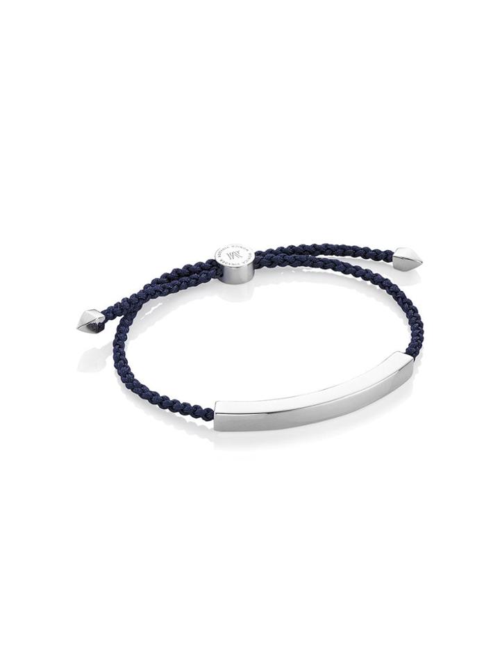Monica Vinader Linear Large Bracelet - Blue