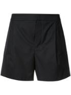 Vince - Tailored Shorts - Women - Cotton - 4, Black, Cotton