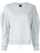 The Upside Lace Fleece Crew Neck Sweatshirt - Grey