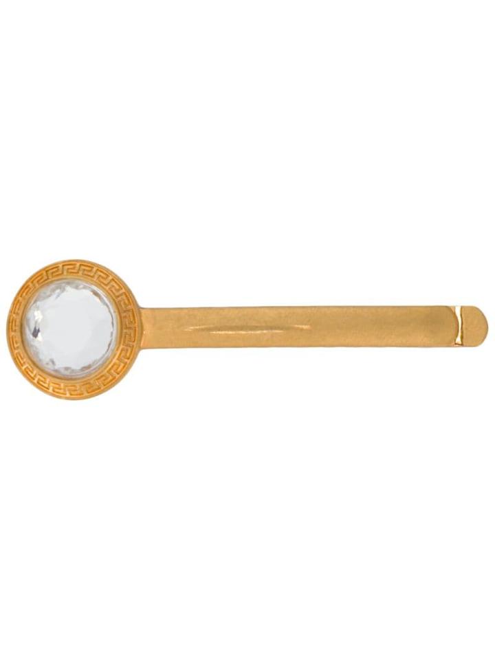 Versace Greek Key Hair Pin - Gold