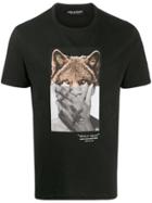 Neil Barrett Wolf-man Print T-shirt - Black