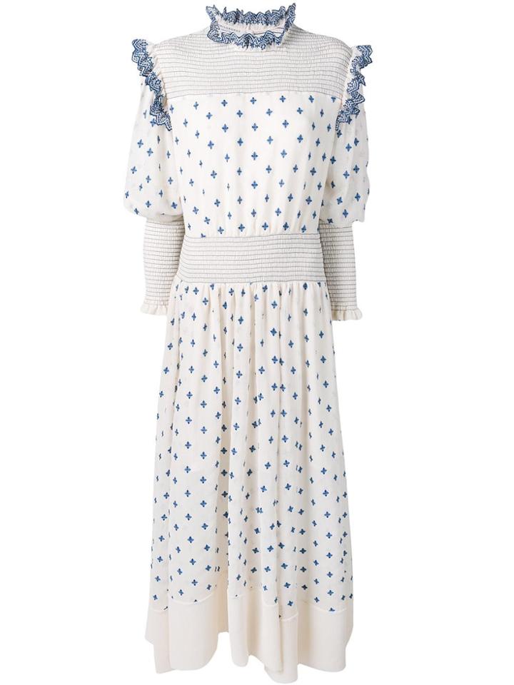 Philosophy Di Lorenzo Serafini Printed Maxi Dress - Neutrals