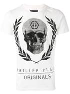 Philipp Plein - 'bone' T-shirt - Men - Cotton - Xl, White, Cotton