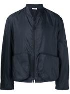 Jil Sander Protruding Pocket Bomber Jacket - Blue