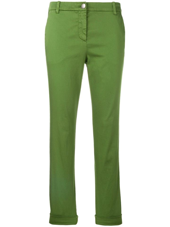 Marc Cain Straight Leg Trousers - Green