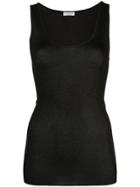 Brunello Cucinelli Slim-fit Vest Top - Black