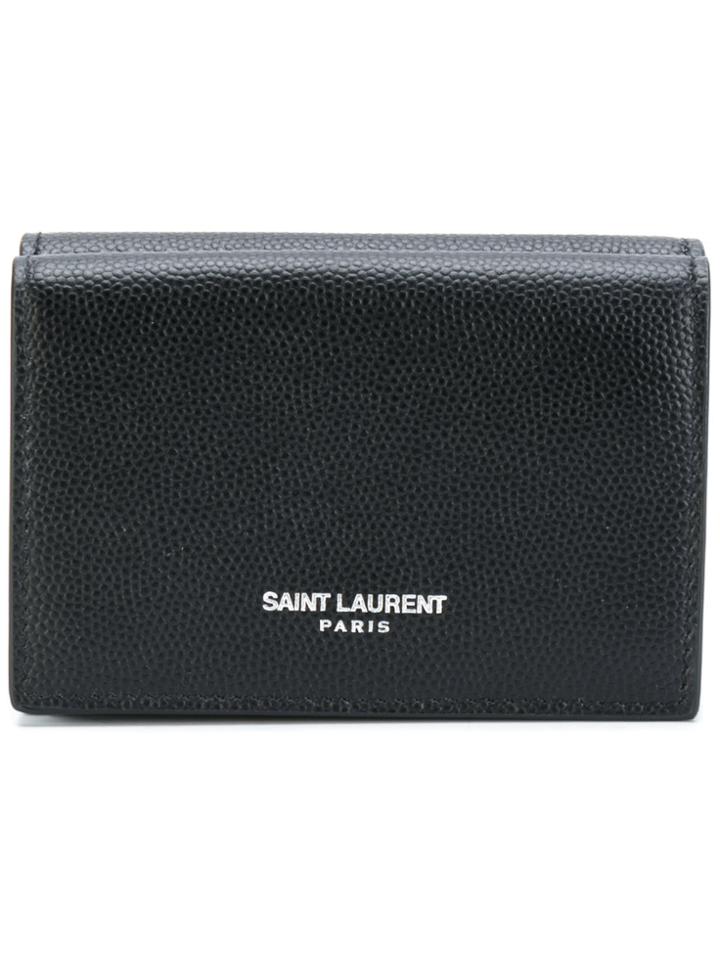 Saint Laurent Paris Tiny Wallet - Black