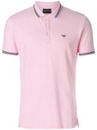 Emporio Armani Short Sleeve Polo Shirt - Pink & Purple