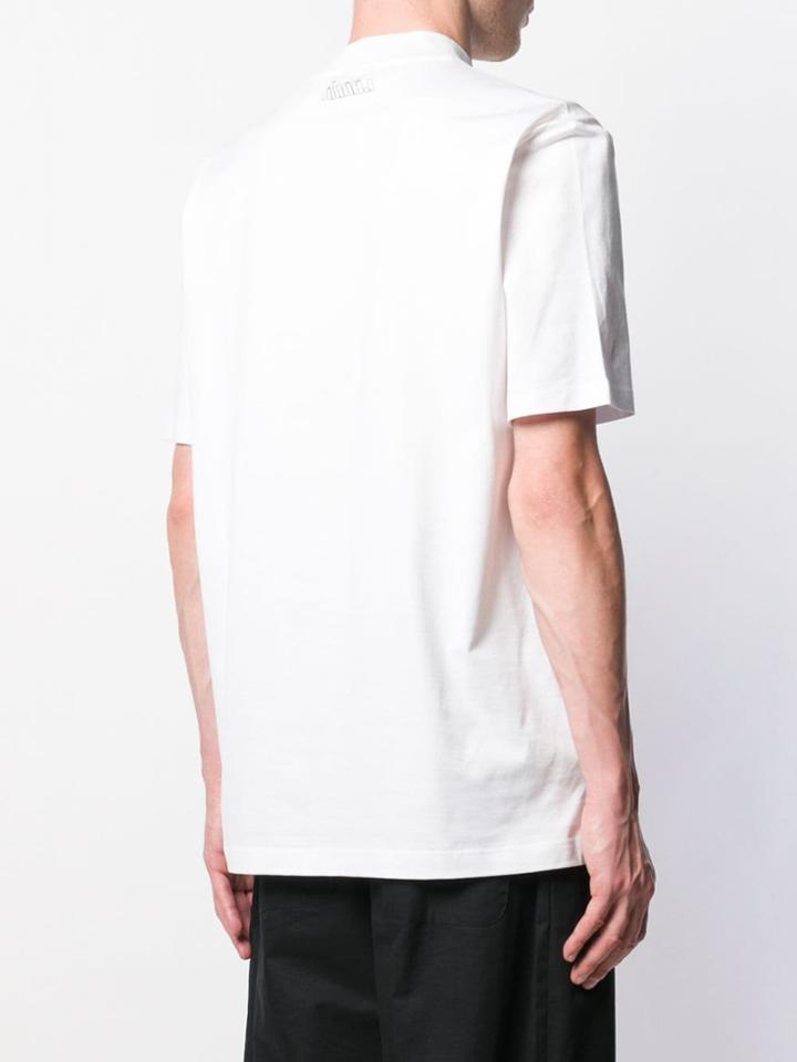Lanvin Short-sleeve Fitted T-shirt - White