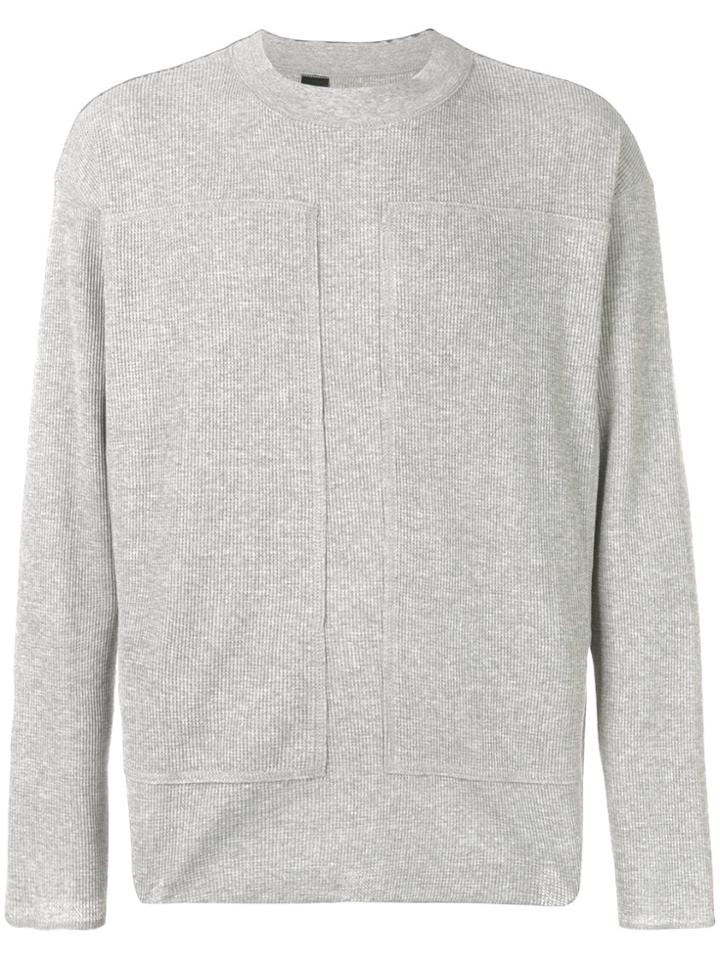 N. Hoolywood Ribbed Sweatshirt - Grey