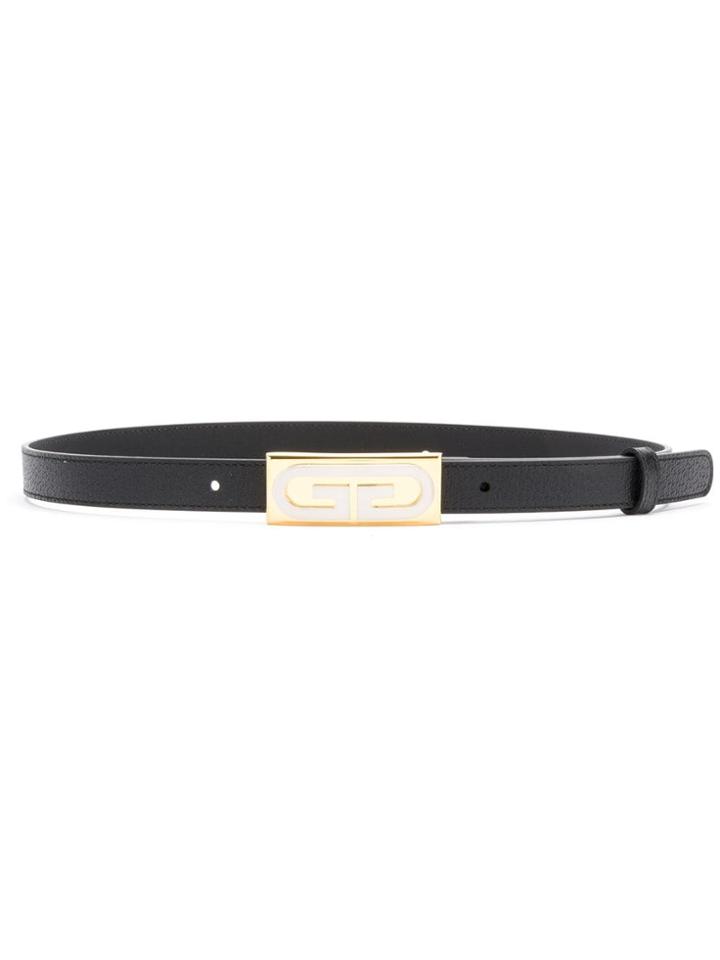 Gucci Gg Logo Belt - Black