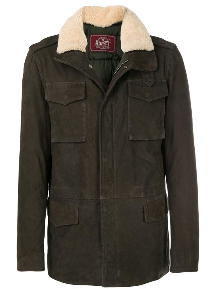 Stewart Pocket Detail Jacket - Brown