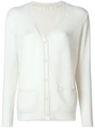 Chinti & Parker Elbow Patch Cardigan - Nude & Neutrals